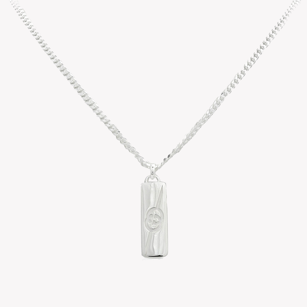 Gucci Sterling Silver Diagonal Interlocking G Necklace | YBB774055001 by i-watch