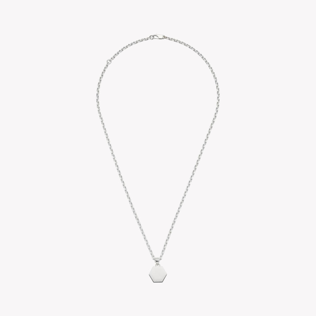Sterling Silver Necklace with Love Pendant and Gucci Bar in Rose Gold | YBB779175001