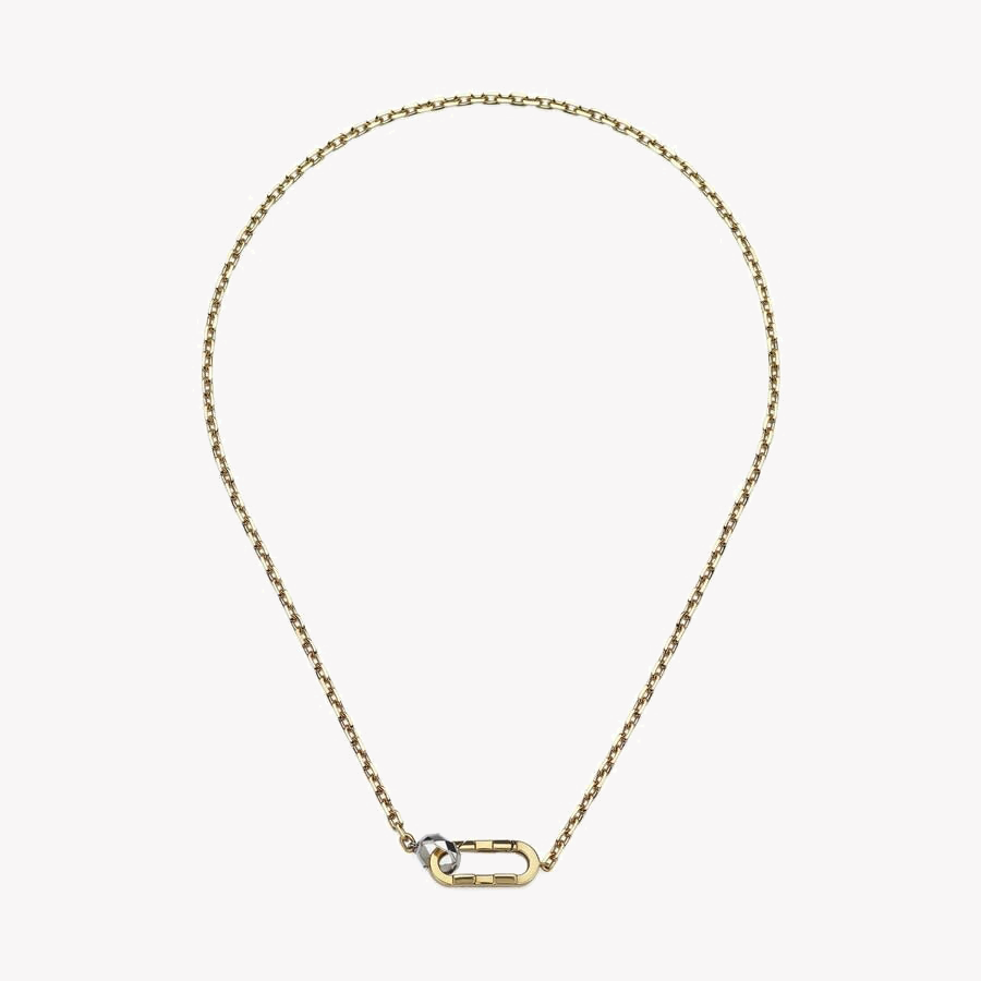 Link To Love 18ct Yellow Gold Chain Necklace | YBB786671001