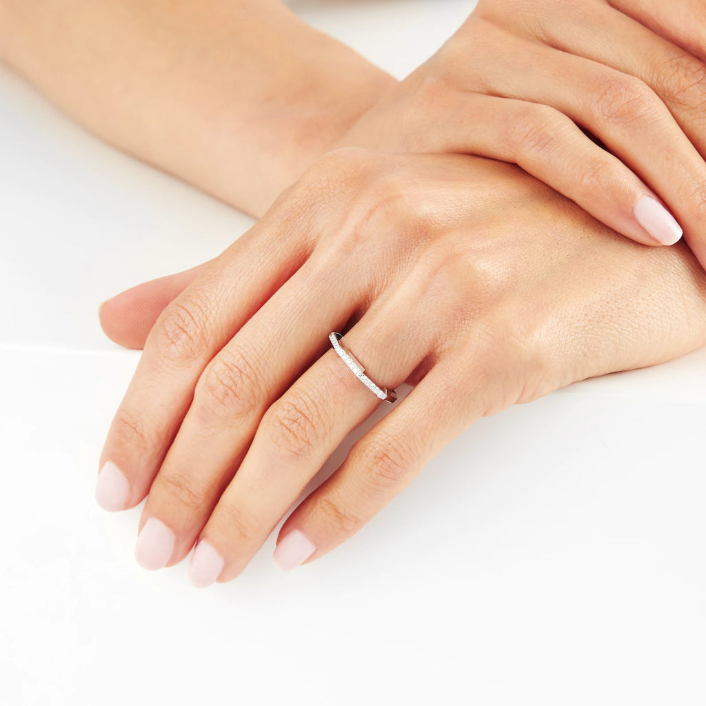 Gucci Link to Love Diamond Ring in Rose Gold | YBC662140001