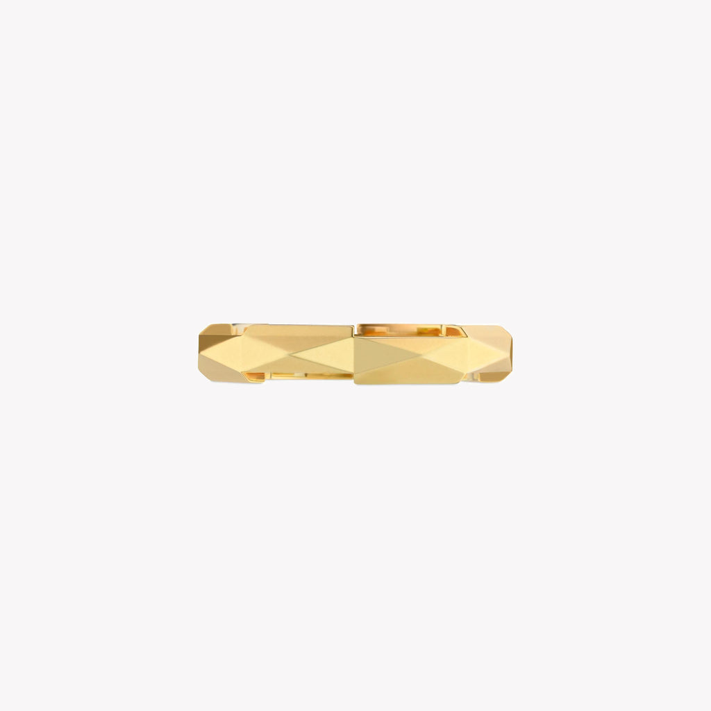 Link to Love Studded Ring in Yellow Gold – 4mm YBC662177001