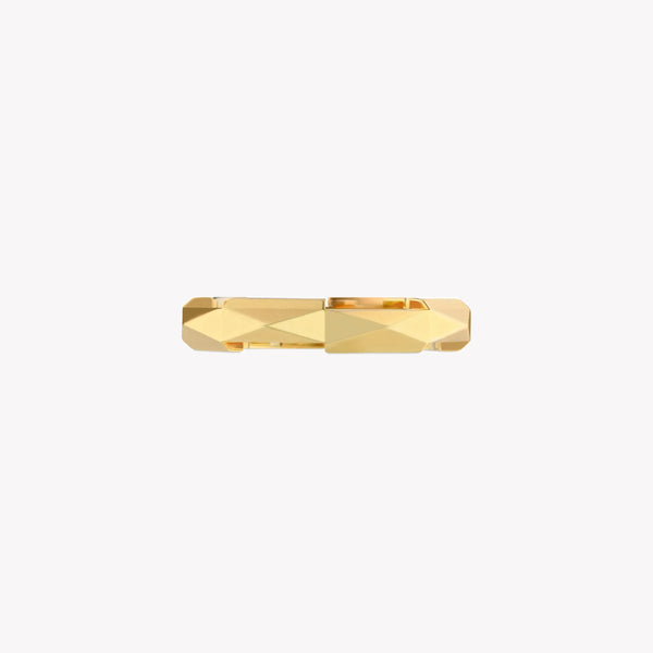 Link to Love Studded Ring in Yellow Gold – 4mm YBC662177001 by i-watch