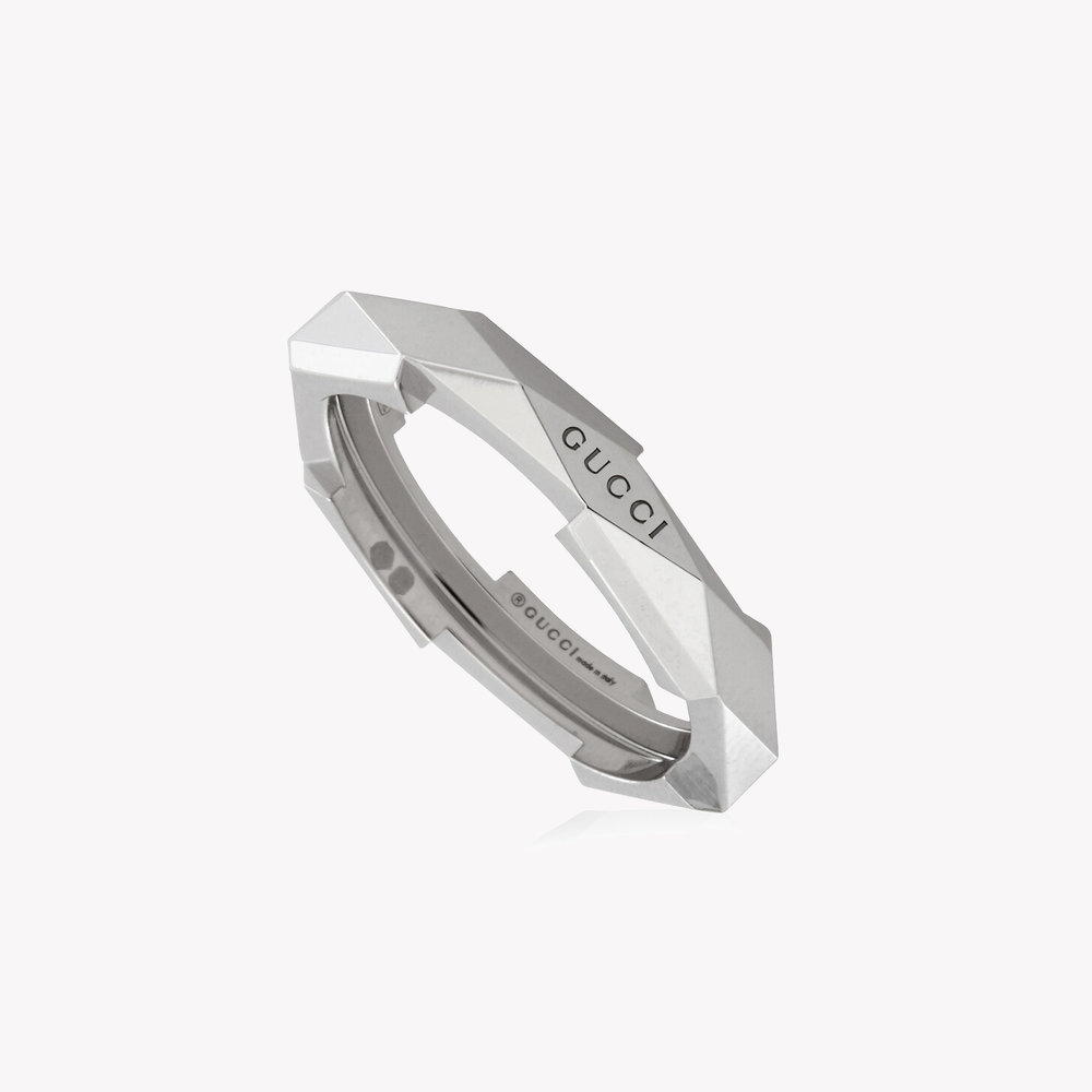 Link To Love Studded Ring in Silver with Crystals | YBC662177002 by i-watch