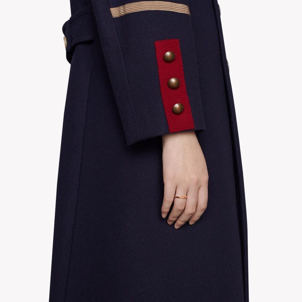 Gucci Link to Love Mirrored Ring in 18kt Rose Gold | Size 17 US YBC662194002