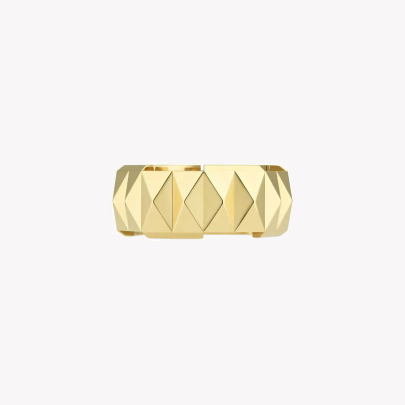 Gucci Link to Love Studded Yellow Gold Ring 9mm | YBC702379001 by i-watch