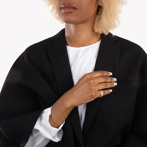 Sterling Silver GG & Bee Engraved Ring | YBC728389001 by i-watch