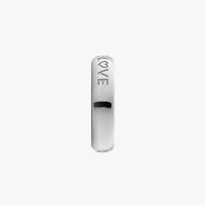 Blind For Love Silver Wide Ring with YBC843583001 | Elegant Silver Stackable Ring by i-watch
