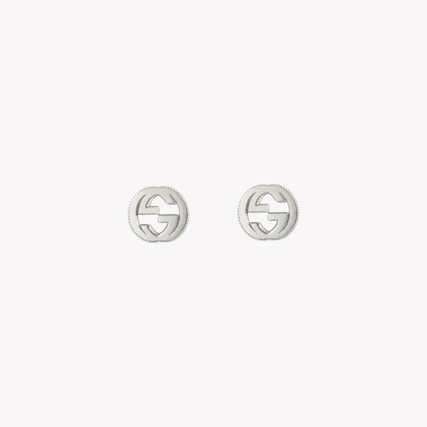 Gucci Interlocking Stud Earrings in Gold | YBD479227001 by i-watch