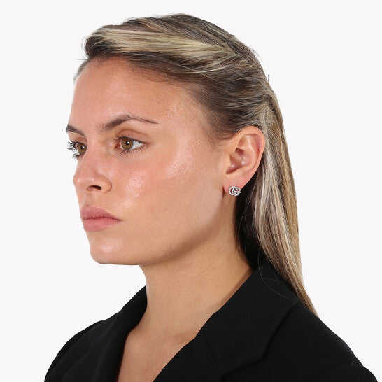 Gucci GG Gold and Diamond Earrings | Luxury Designer Jewelry YBD481676003