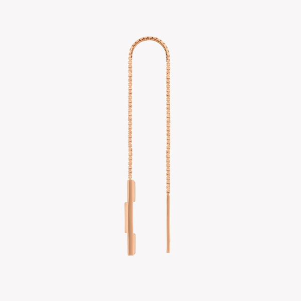Link to Love 18K Rose Gold Chain Earrings | YBD662115002 by i-watch