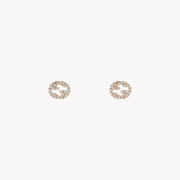 Gucci Interlocking G Earrings with Logo Detail | YBD729408001 by i-watch