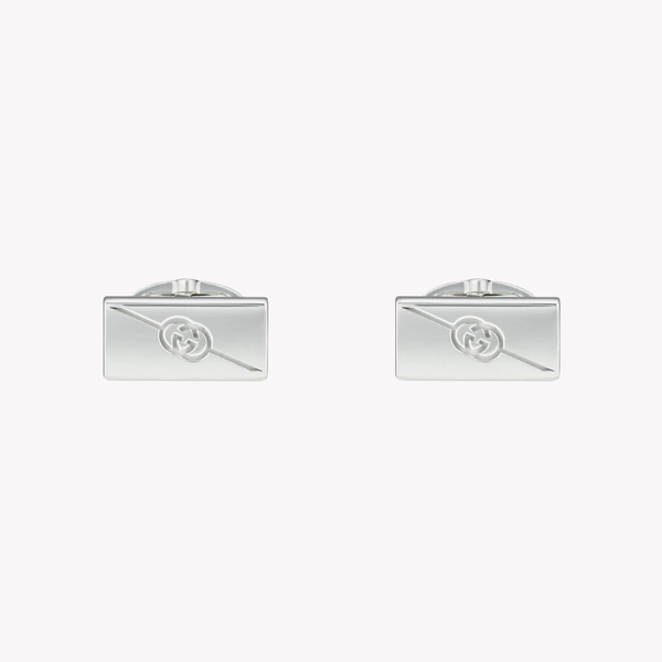 Gucci 925 Silver Tag Cufflinks for Men | YBE774043001 by i-watch