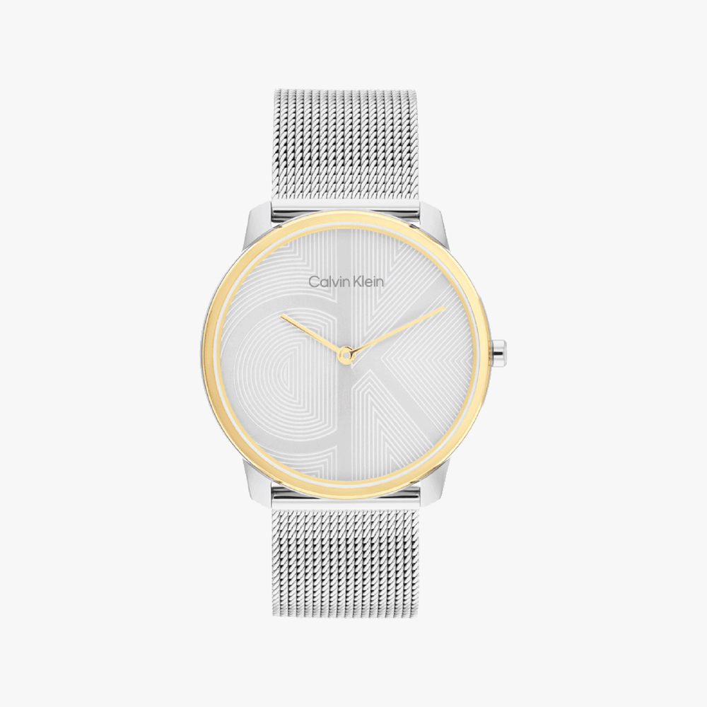 Ck Calvin Klein Women's Silver Stainless Steel Watch, White Dial | K8r2g1zb by i-watch