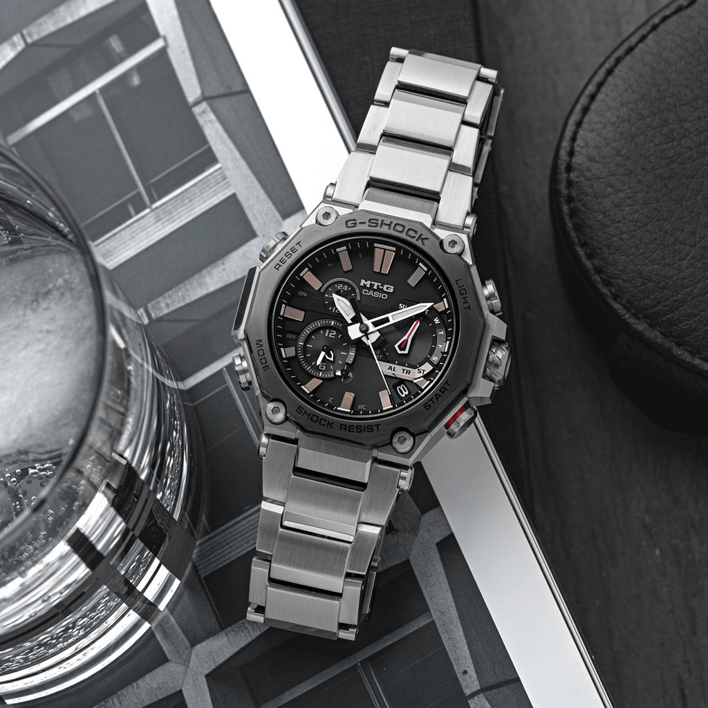 CASIO G-SHOCK MTG-B2000D-1ADR - ساعة رجالية جاهزة للمغامرة مصنوعة من الفولاذ المقاوم للصدأ