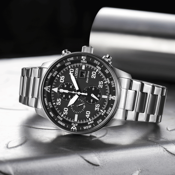 Citizen Men's Stainless Steel Watch, Silver/Black | Ca0690-88e by i-watch