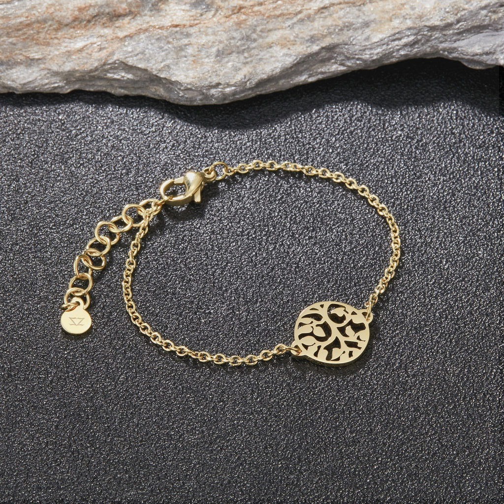 Zink Women's Gold Stainless Steel Bracelet | Zfbr010g