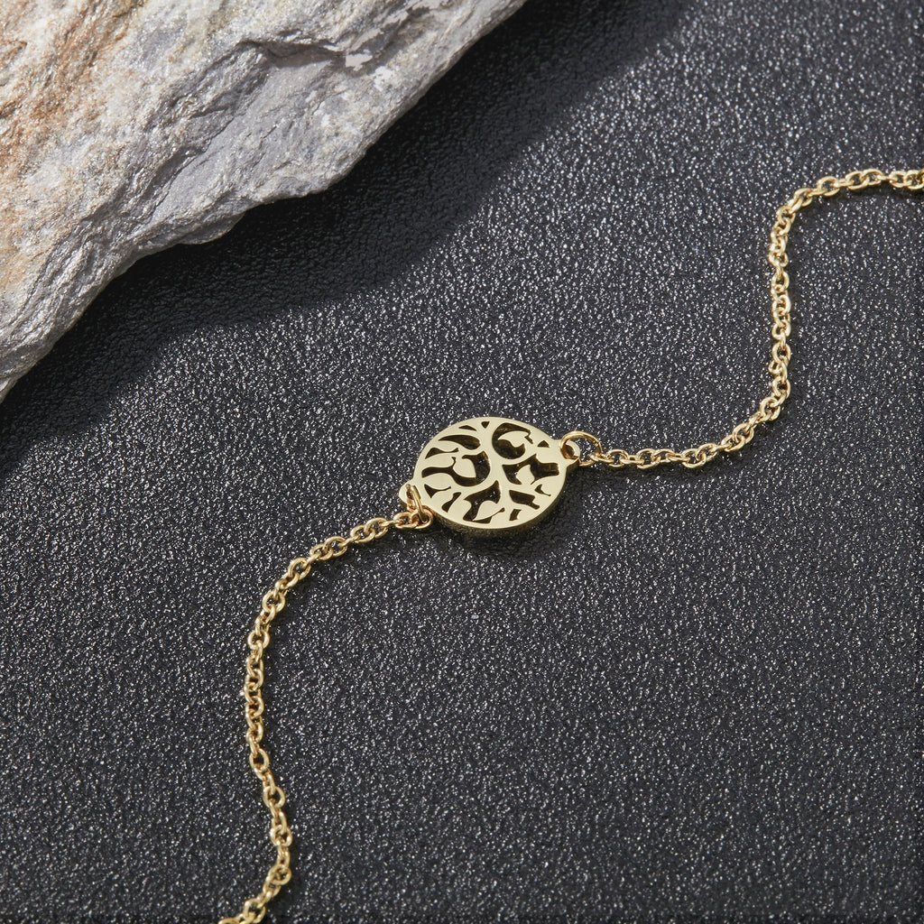 Zink Women's Gold Stainless Steel Bracelet | Zfbr010g