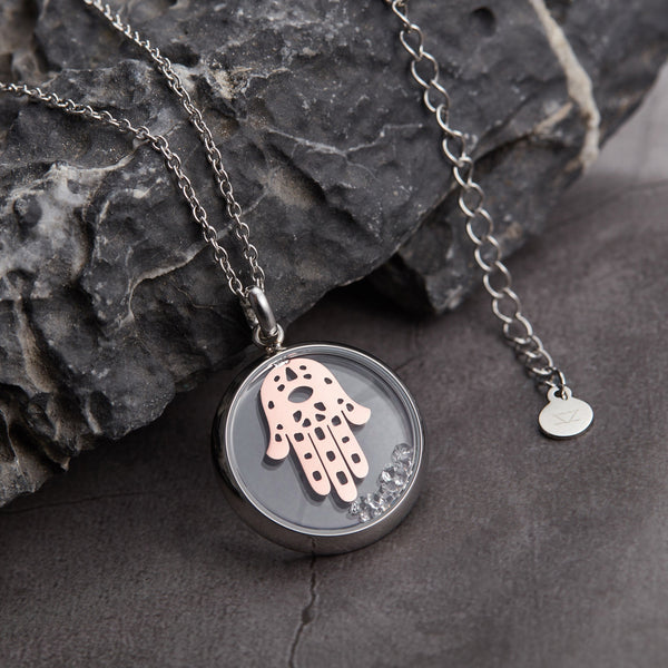 Zink Women's Silver Stainless Steel Necklace | Zfnl002rgp