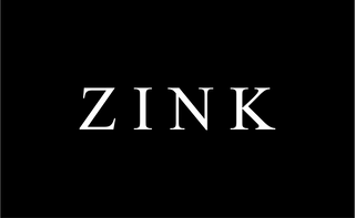 ZINK logo on black background