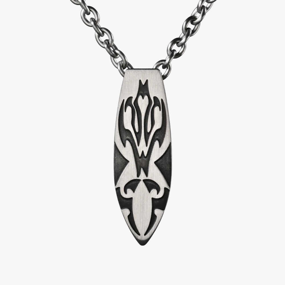 Zink Men's Silver Stainless Steel Necklace | Zjpd011s by i-watch