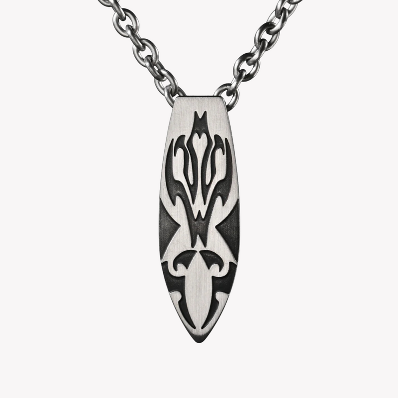 Zink Men's Silver Stainless Steel Necklace | Zjpd011s by i-watch