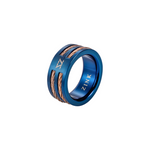 ZJRG040BLR-18 Zink Men's Rings