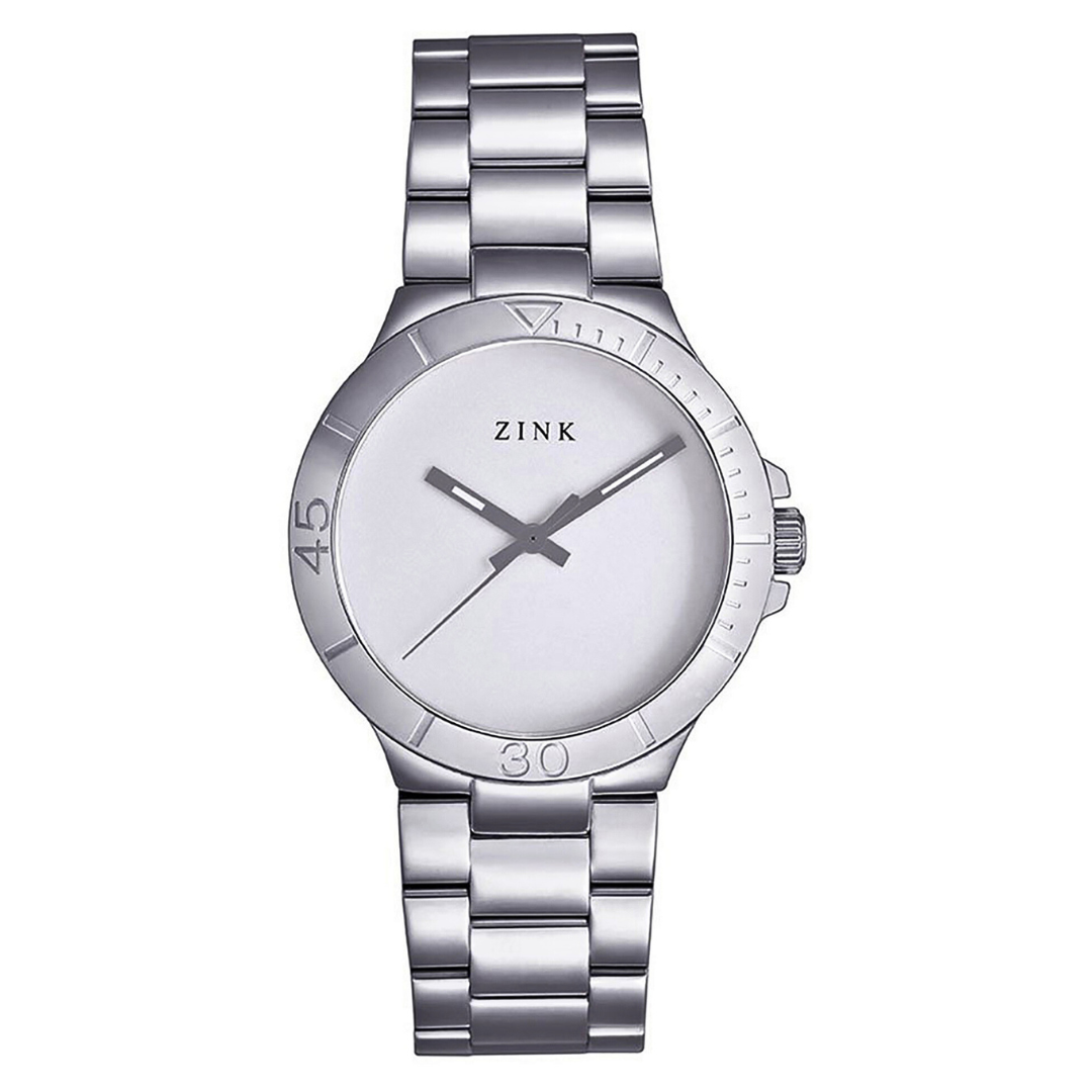 ZINK Women's Watch with Silver Stainless Steel Case and Silver Stainless Steel Band