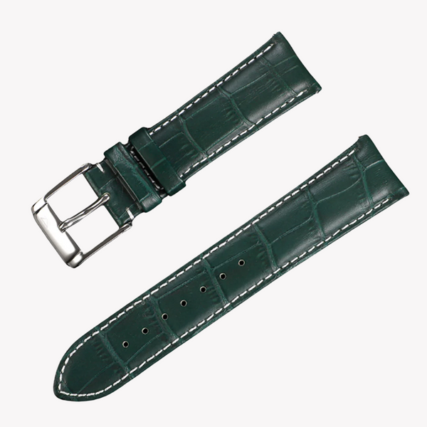 Zink Women's Leather Watch Band - Green | Zlb006dgs