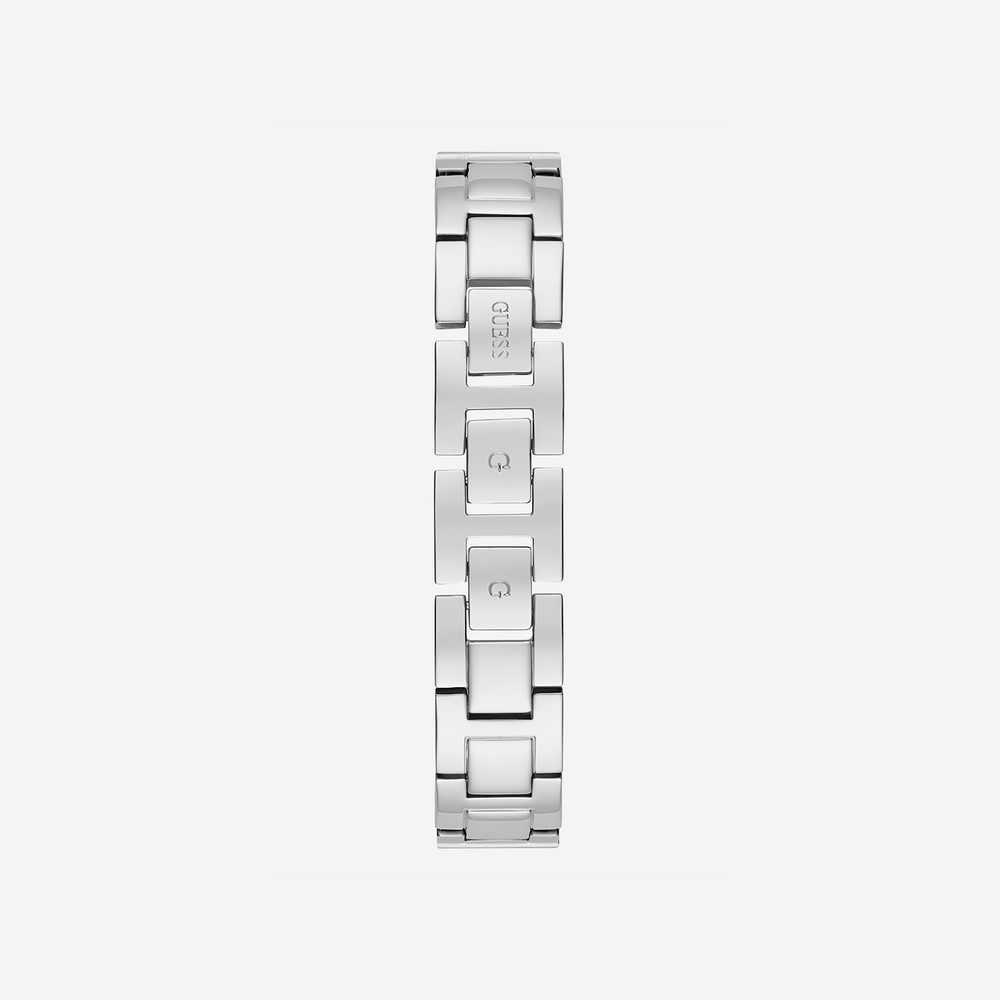 Guess Women's Silver Stainless Steel Watch, White Dial | Gw0546l1 by i-watch