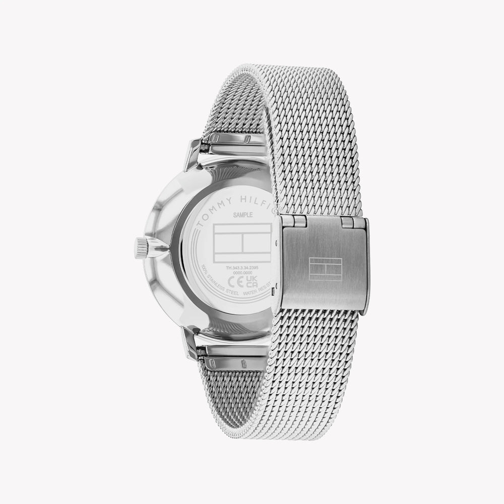 Tommy Hilfiger Men's Silver Watch, Blue Dial | 1691643 by i-watch