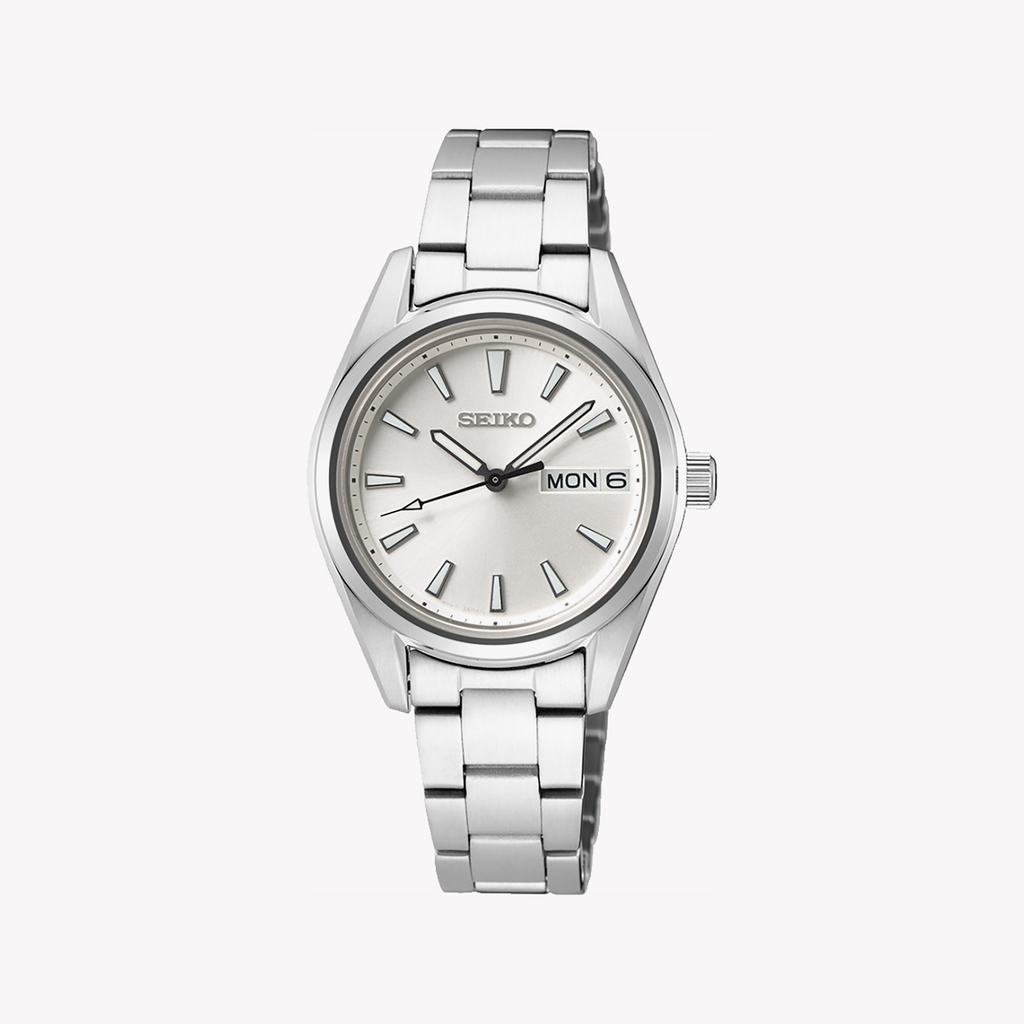 SEIKO SUR349P1 Women's Silver Stainless Steel Watch-i-Watch