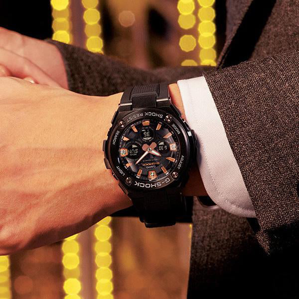 Casio G-Shock Gst-S310bdd-1adr - Rugged Elegance For The Modern Adventurer Men's Watch With Black Stainless Steel Case And Digital Dial by i-watch