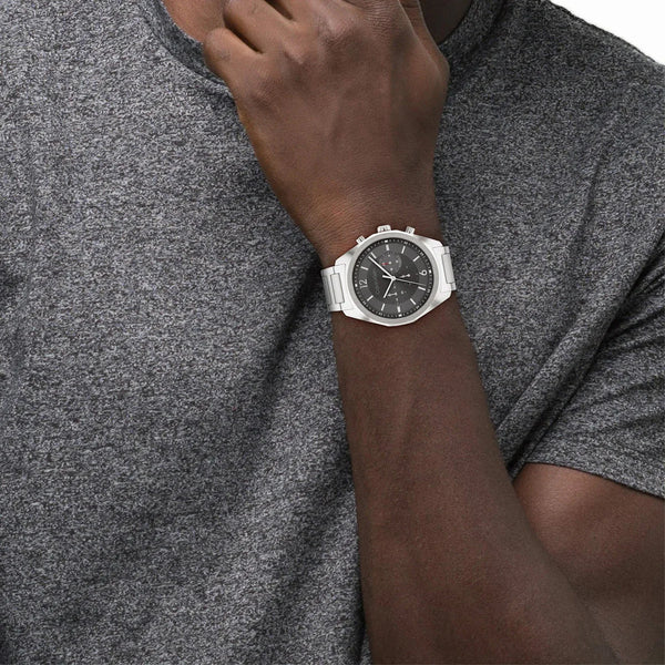 Calvin Klein Men's Silver Watch, Black Dial | Mod. 25200264 by i-watch