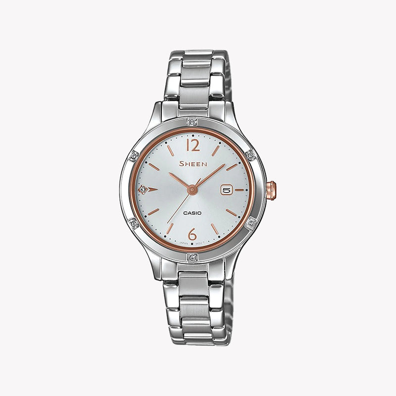 She-4533d-7auer Women's Silver Stainless Steel Watch, Silver Dial | She-4533d-7auer by i-watch