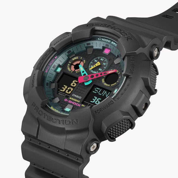 G-Shock Men's Black Resin Watch, Digital Dial | Ga-100mf-1adr by i-watch