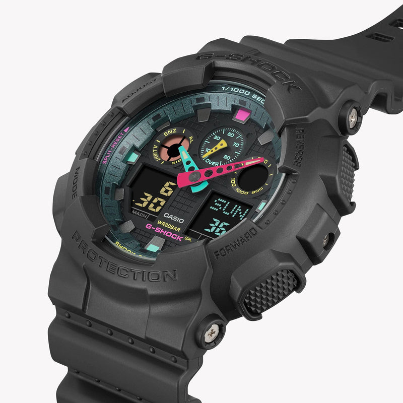G-Shock Men's Black Resin Watch, Digital Dial | Ga-100mf-1adr by i-watch