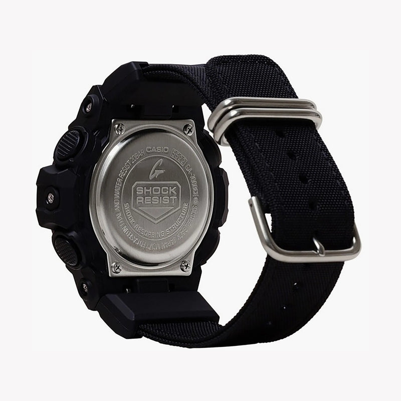 Casio Men's Black Resin Watch, Cordura Strap | Ga-700bce-1aer by i-watch
