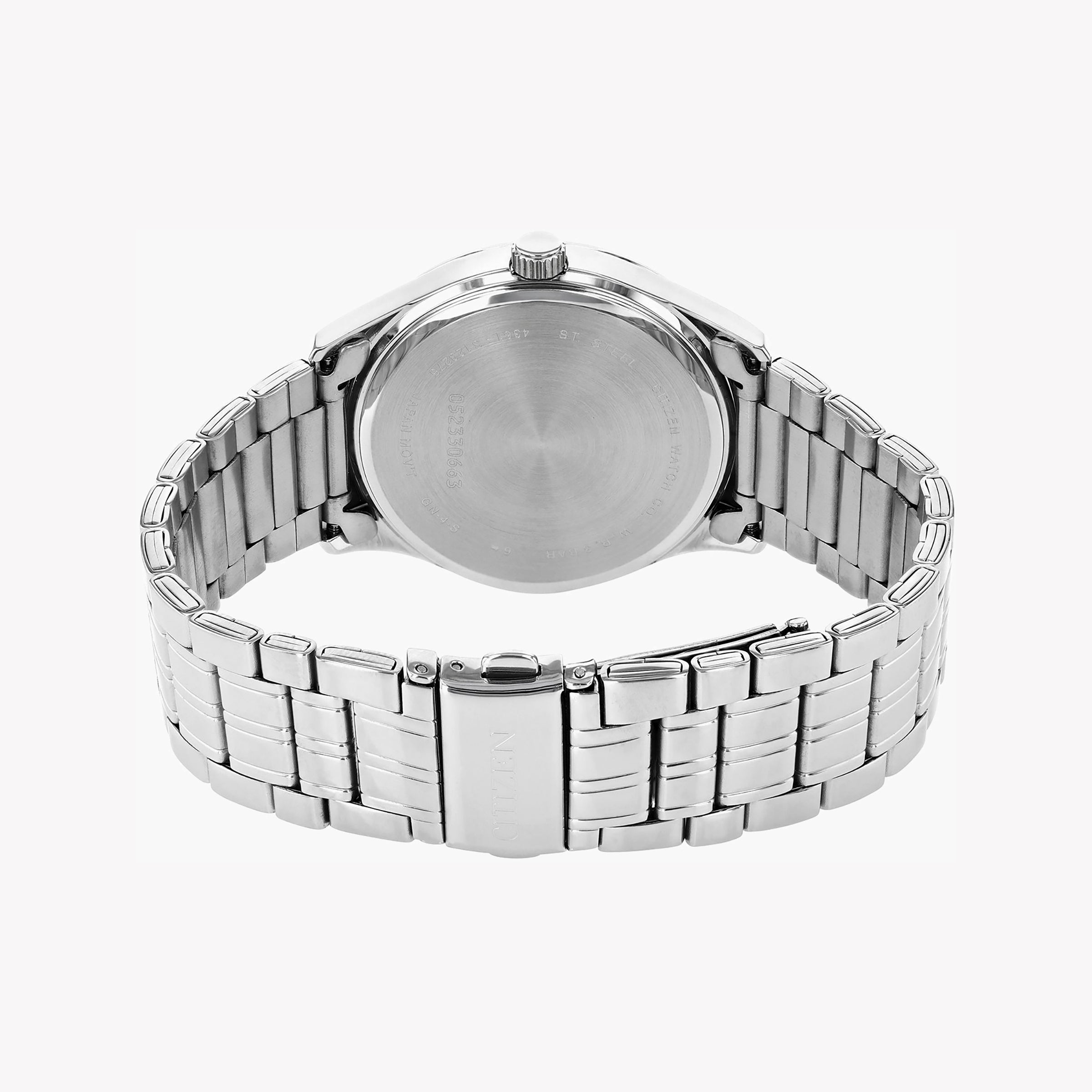 CITIZEN DZ5010-54A Daring Precision - Sleek Silver Men's Watch with Quartz Movement & Water Resistance