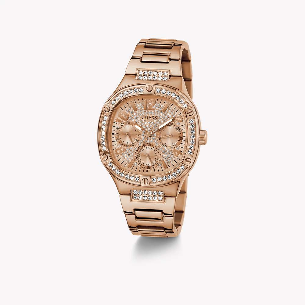 Guess Women's Rose Gold Watch, Rose Gold Dial | Gw0558l3 by i-watch