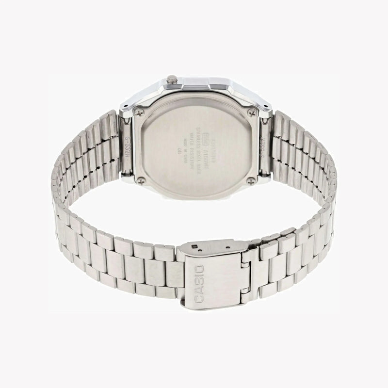 Casio Men's Resin/Metal Watch, Silver Dial | A168wem-1ef by i-watch