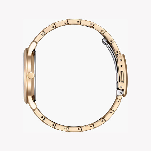 Citizen Em0418-81x Radiant Elegance - Modern Gold Women's Timepiece With White Dial & Stainless Steel Band by i-watch