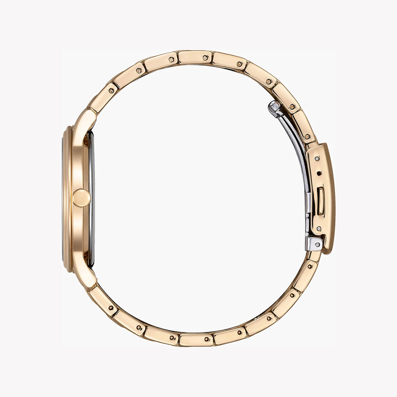 Citizen Em0418-81x Radiant Elegance - Modern Gold Women's Timepiece With White Dial & Stainless Steel Band by i-watch
