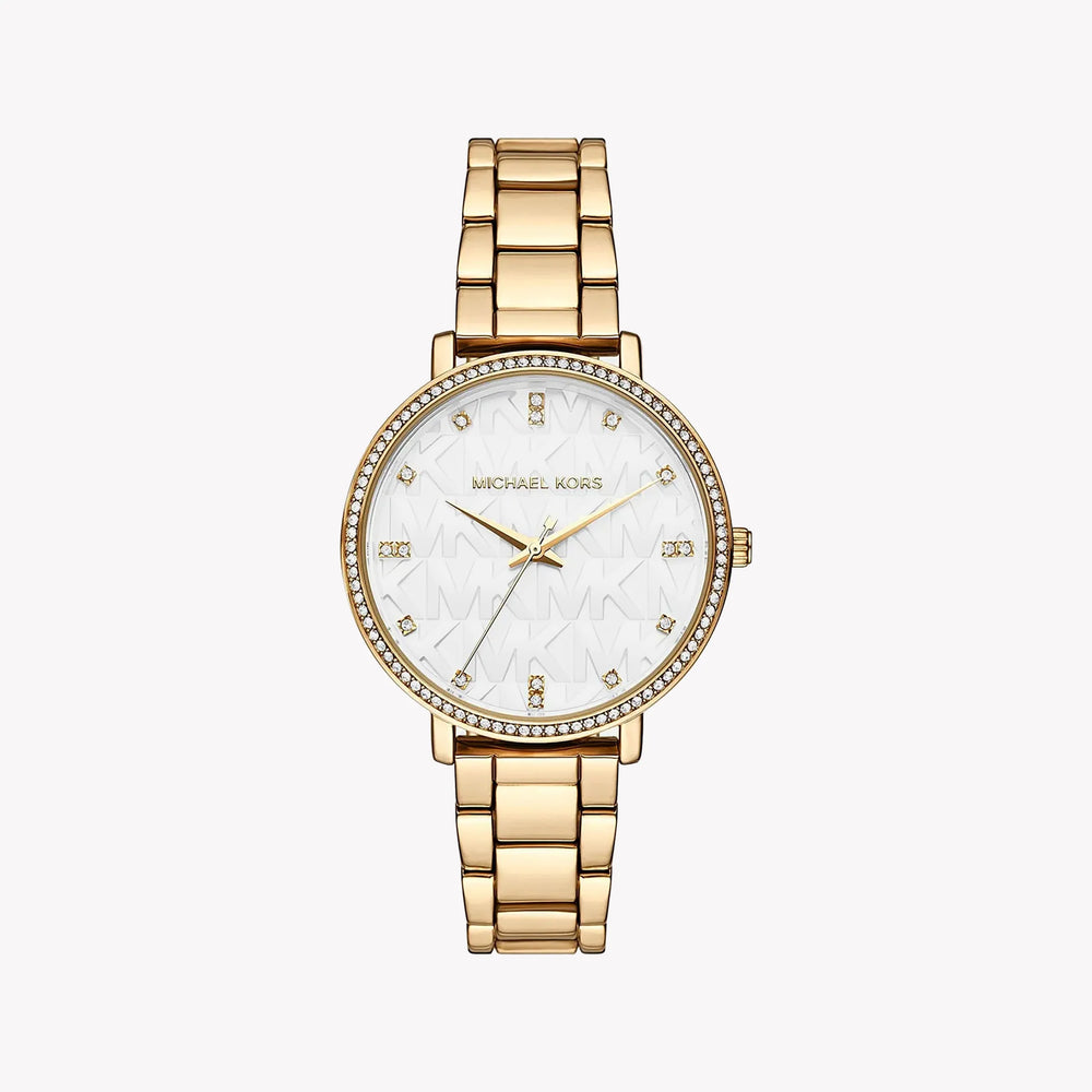 Michael Kors Women's Gold Watch, White Dial | Mk4666 by i-watch
