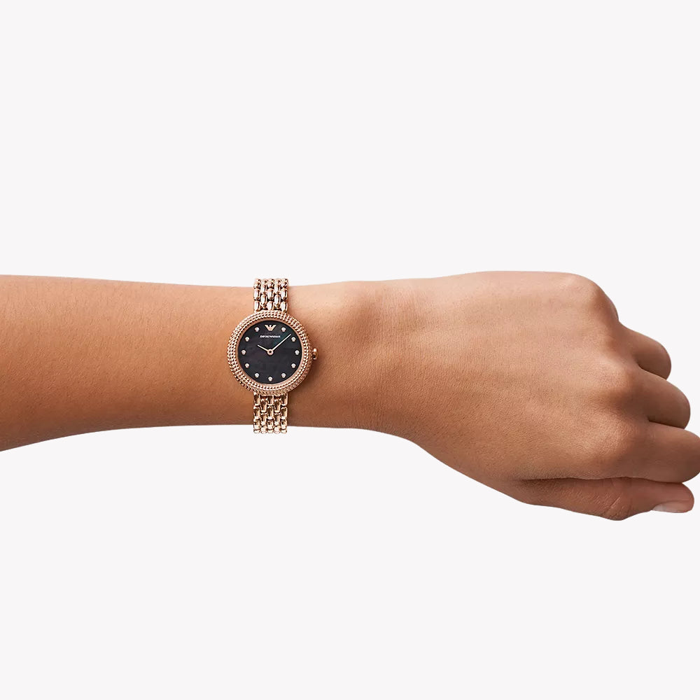 EMPORIO ARMANI AR11432 - ELEGANT ROSE GOLD TIMEPIECE FOR THE MODERN WOMAN-i-Watch-4