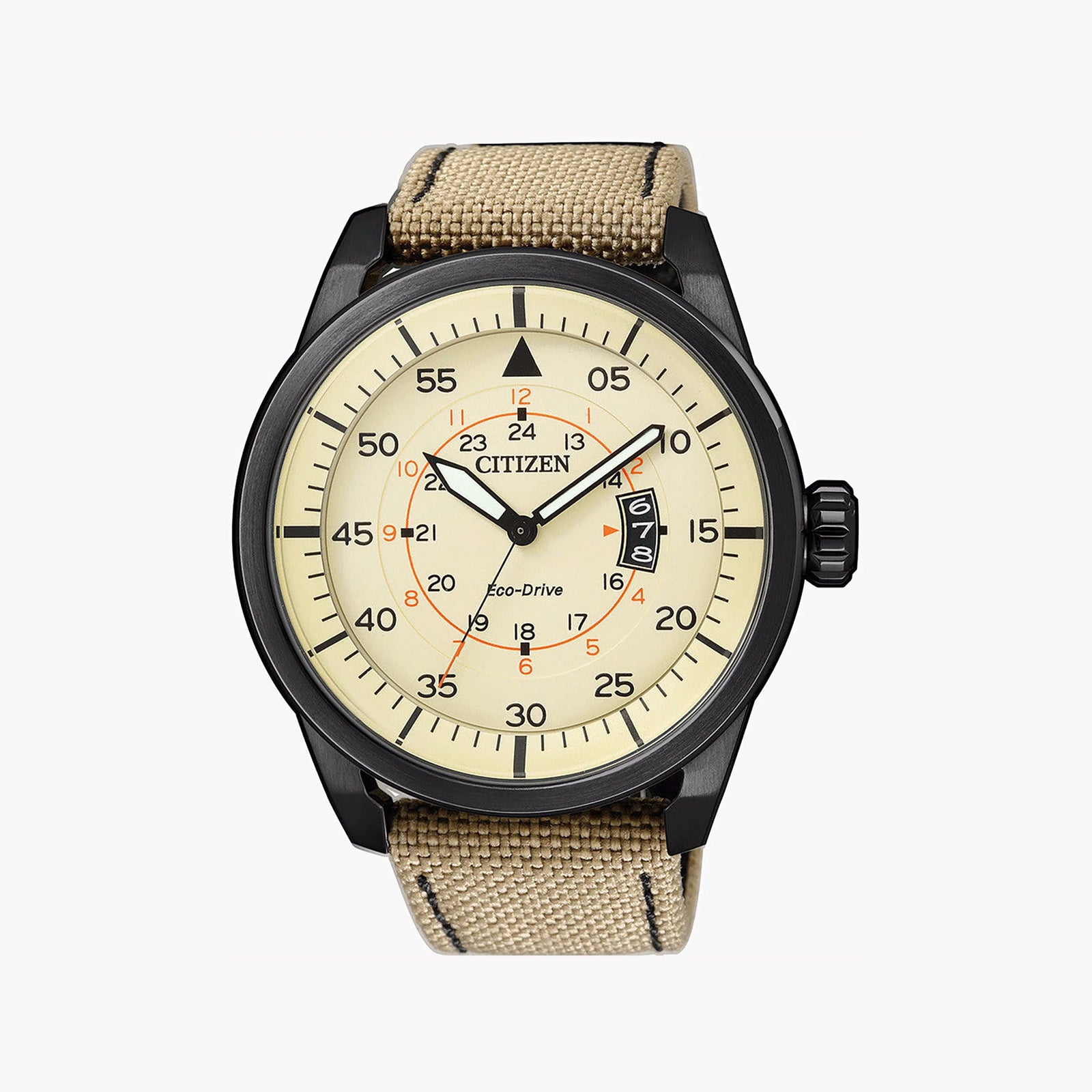 Citizen Aw1365-19p Eco-Drive - Modern Black & Beige Men's Timepiece by i-watch