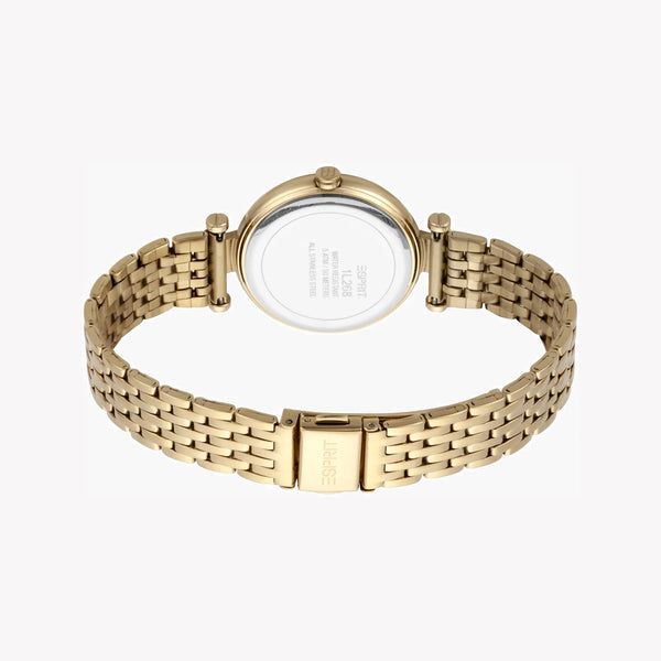 Esprit Women's Gold Stainless Steel Watch, Champagne Dial | Es1l049m0055 by i-watch