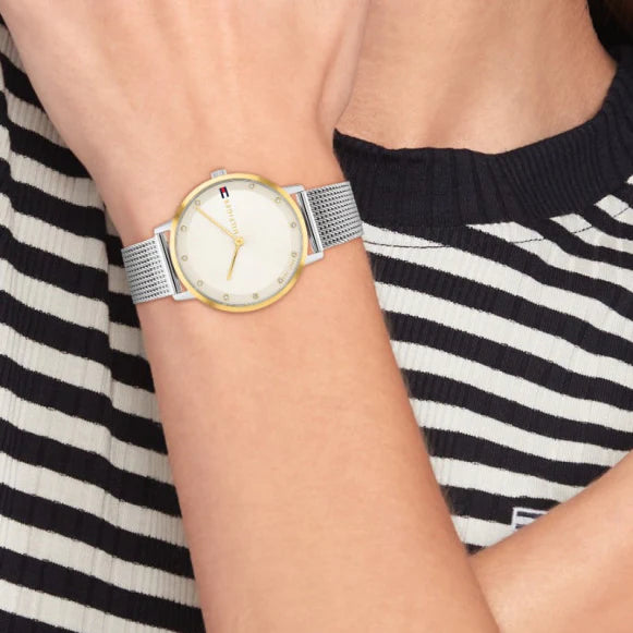 Tommy Hilfiger Women's Silver Watch, Silver Band | 1782666 by i-watch