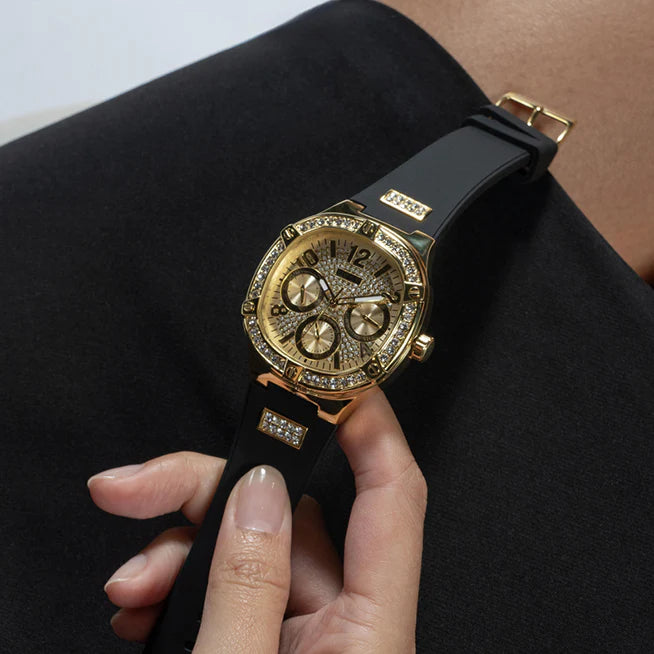 Guess Women's Gold Watch, Multicolor Dial | Gw0619l2 by i-watch