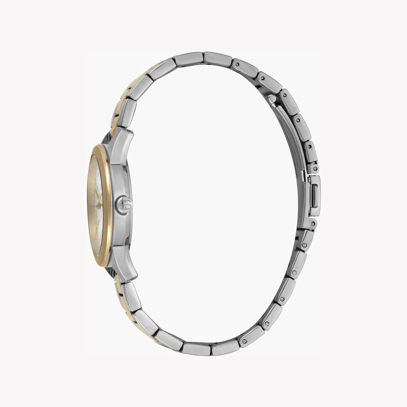Esprit Women's Silver & Gold Stainless Steel Watch, Silver Dial | Es1l123m0078 by i-watch