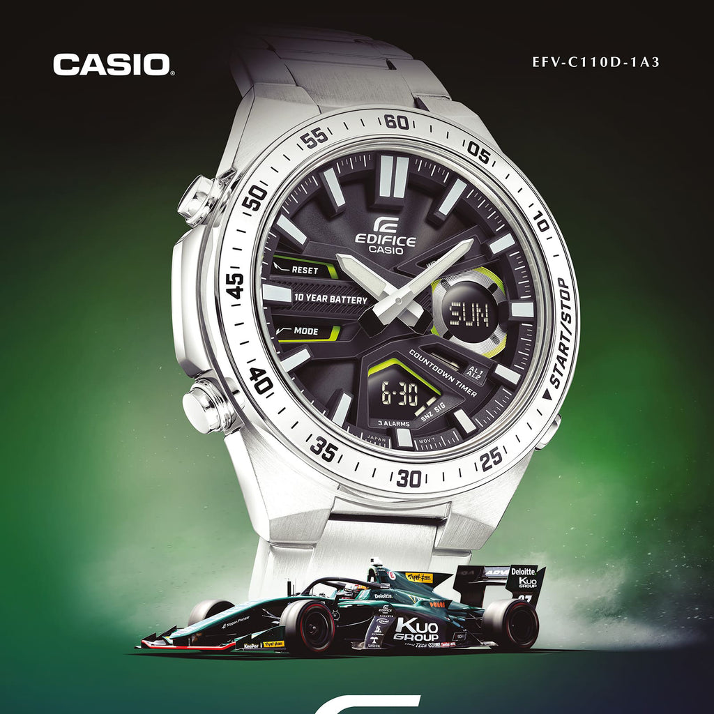 CASIO EFV-C110D-1A3VEF - TIMELESS ELEGANCE IN STAINLESS STEEL - WOMEN'S WATCH-i-Watch-3